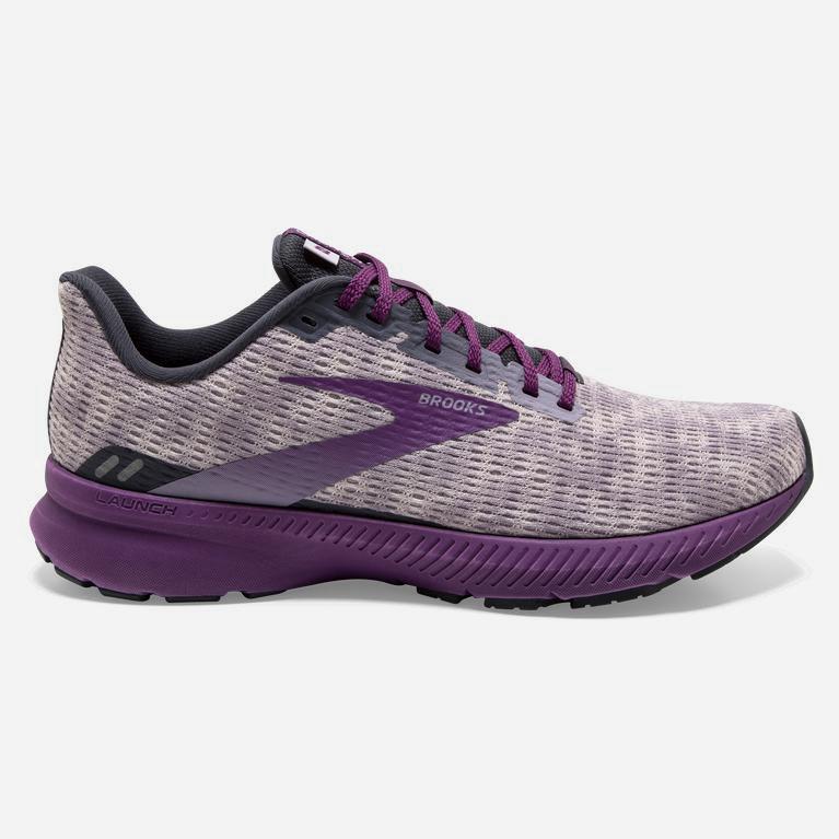 Brooks Launch 8 Israel - Women's Light Cushion Road Running Shoes - Iris/Ombre/Violet/Purple (58023-